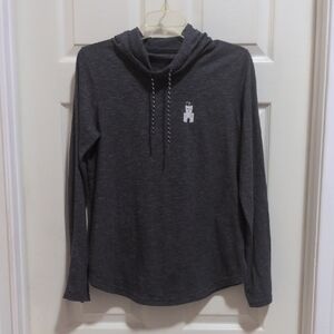 Columbia Women's Blue/Gray Funnel Neck Hoodie Size M (Runs Small) Citadel